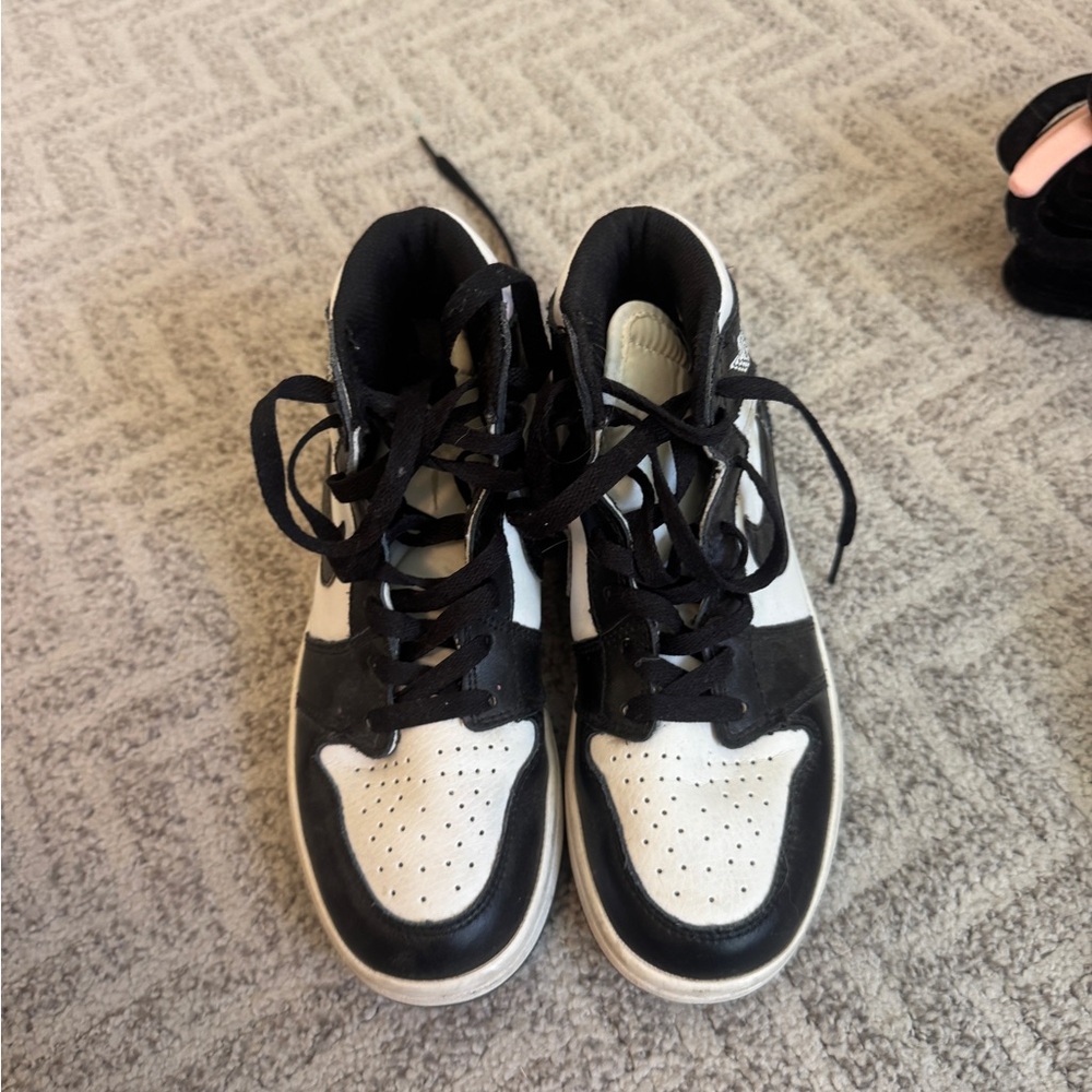 Kids Black and White Sneakers